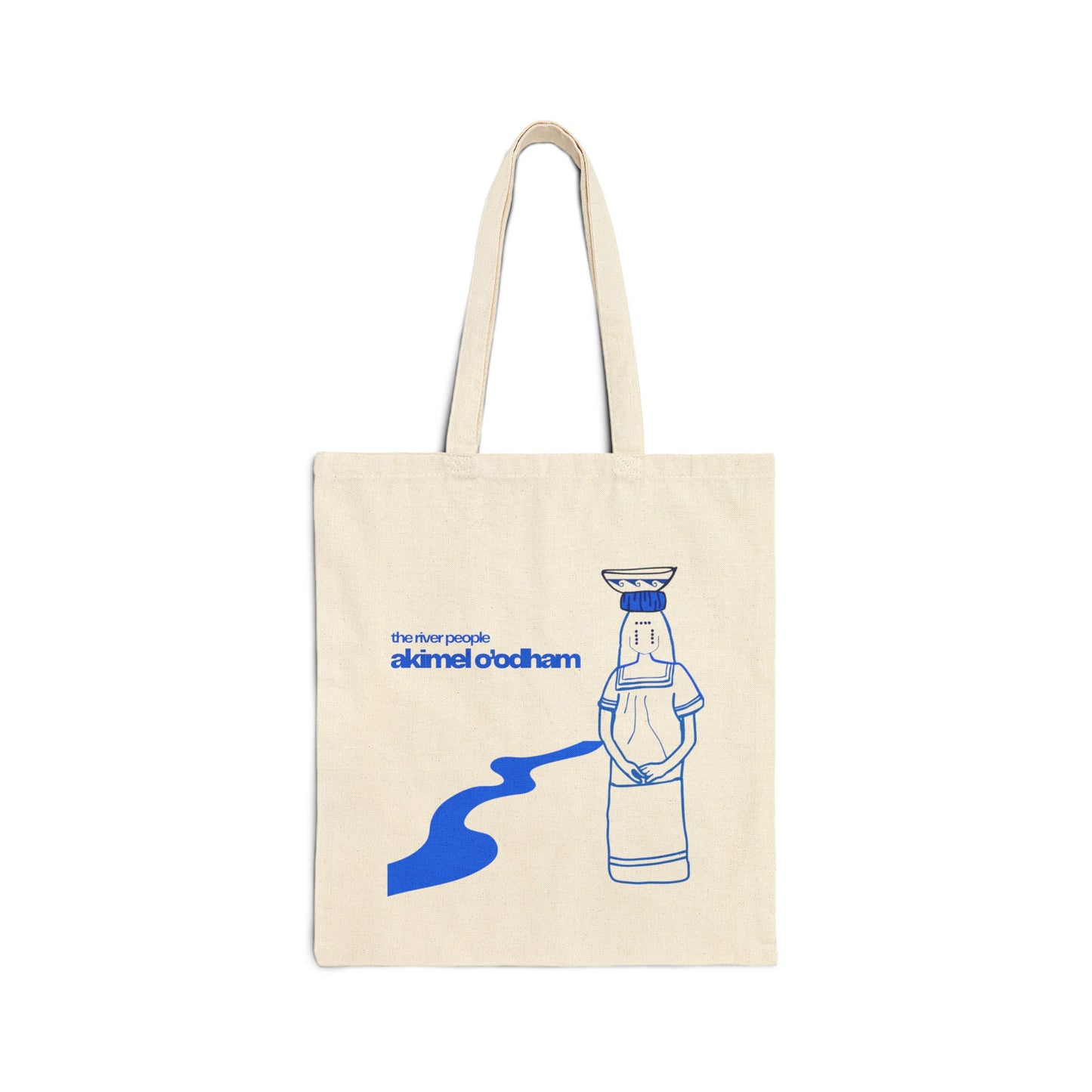 Akimel O'odham "The River People" Cotton Canvas Tote Bag